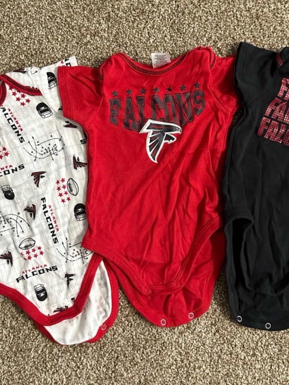 NFL Atlanta Falcons Red Infant One-Piece Bodysuit